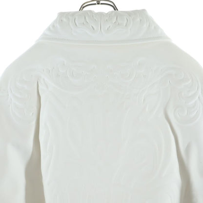 Louis Vuitton Ornament Leather Zip Up Jacket