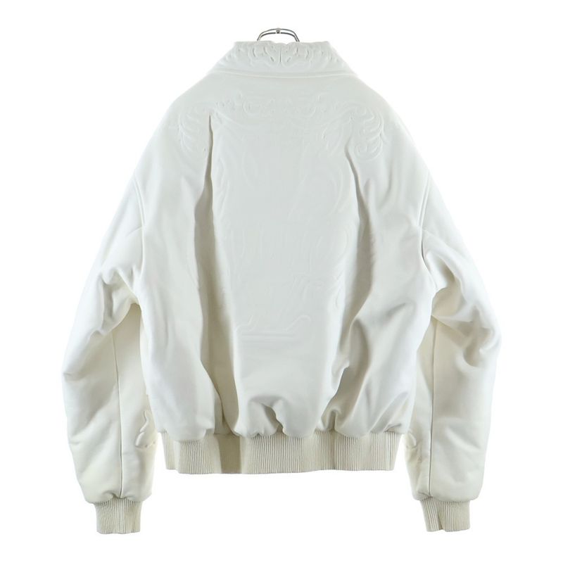 Louis Vuitton Ornament Leather Zip Up Jacket