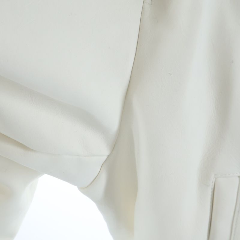 Louis Vuitton Ornament Leather Zip Up Jacket