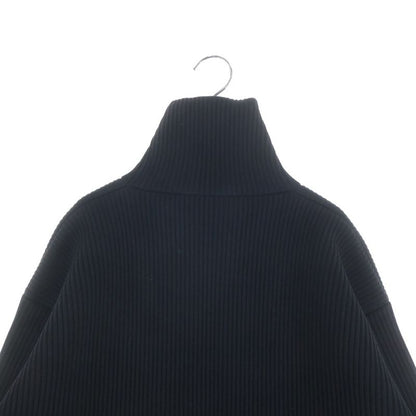 Balenciaga High Neck Long Sleeve Sweater Black
