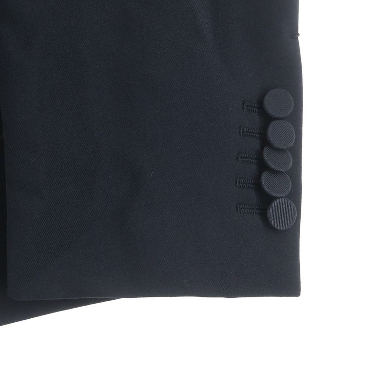Gucci Tailored Jacket Black Wool Silk