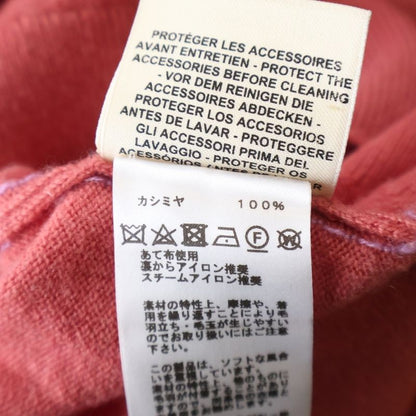 Hermes Crew Neck Short Sleeve Knit Cashmere Pink