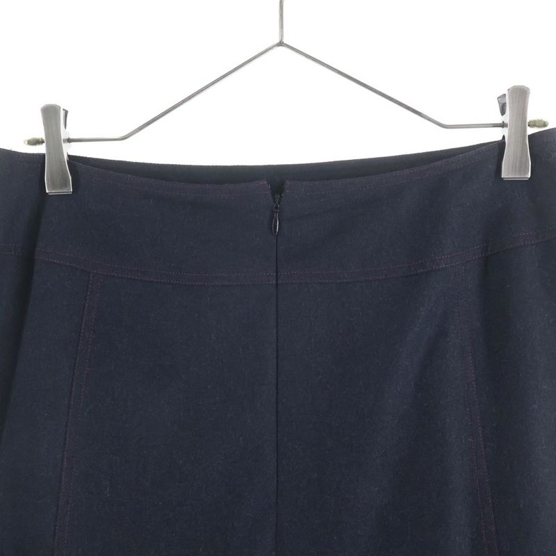Chanel CC Logo Long Skirt Gray