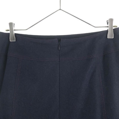 Chanel CC Logo Long Skirt Gray