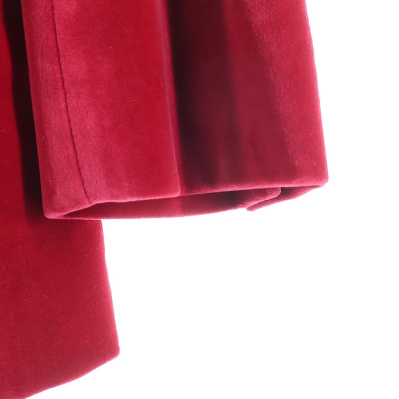 Gucci Velvet Peak Lapel Single Jacket Red 38