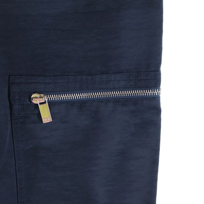 Dior Homme Satin Zip Cargo Pants Navy