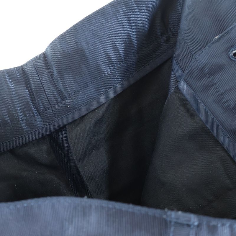 Dior Homme Satin Zip Cargo Pants Navy