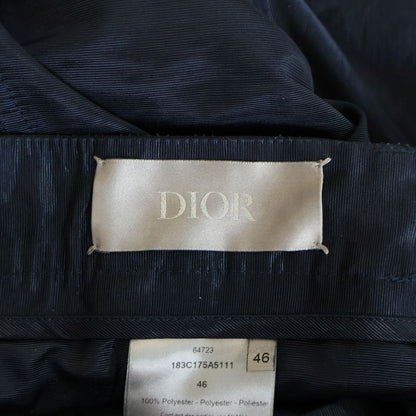 Dior Homme Satin Zip Cargo Pants Navy
