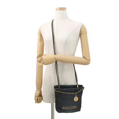 Chanel Handbag 22 Mini CC Logo Caviar Leather 2-Way