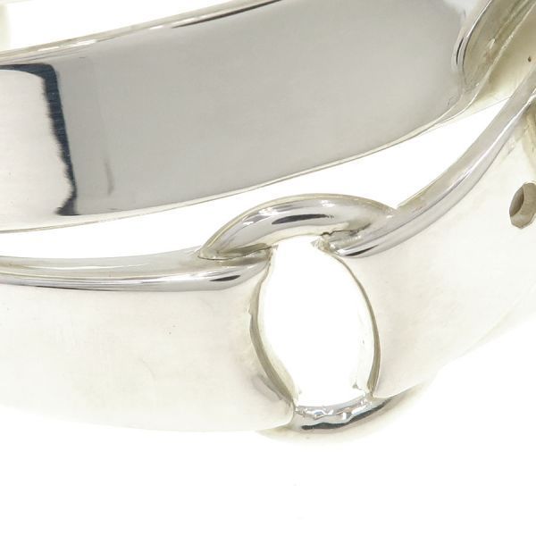 Hermes Bangle Debride Silver