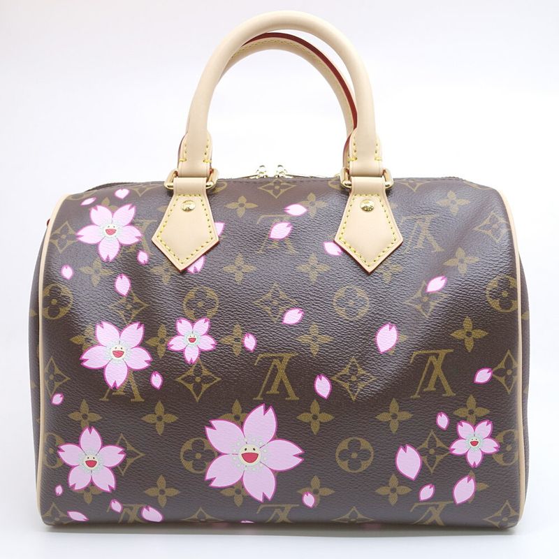 Louis Vuitton Speedy Bandouliere 25 Monogram Takashi Murakami Handbag