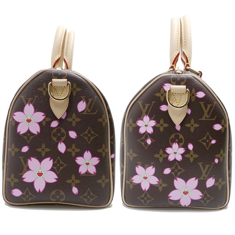 Louis Vuitton Speedy Bandouliere 25 Monogram Takashi Murakami Handbag