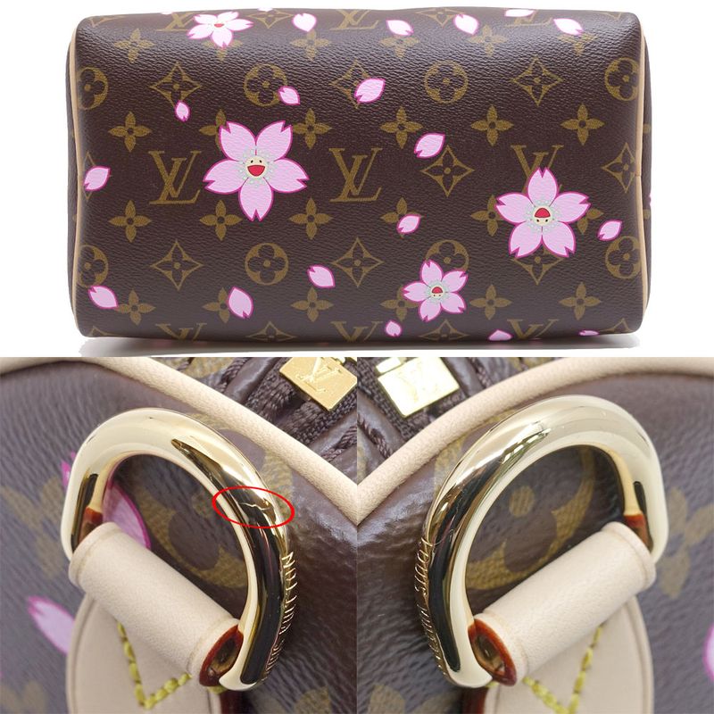 Louis Vuitton Speedy Bandouliere 25 Monogram Takashi Murakami Handbag