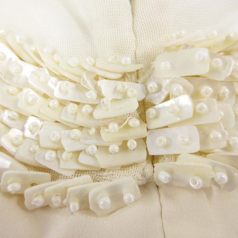 Loewe Dress Bijou Decorative Silk Contrast Tulle Boat Neck Short Sleeve Long