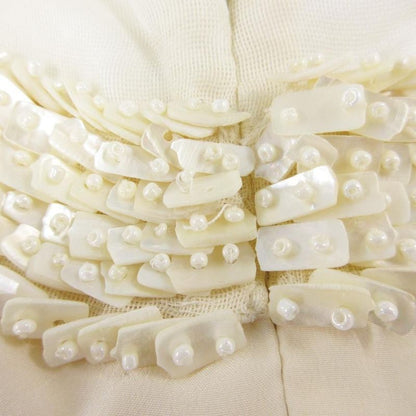 Loewe Dress Bijou Decorative Silk Contrast Tulle Boat Neck Short Sleeve Long