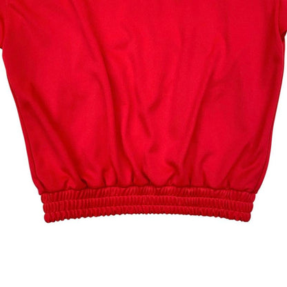 Celine Jacket Zip Up Track XS Polyester Logo Red