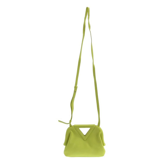 Bottega Veneta Triangle Point Small Shoulder Bag Yellow