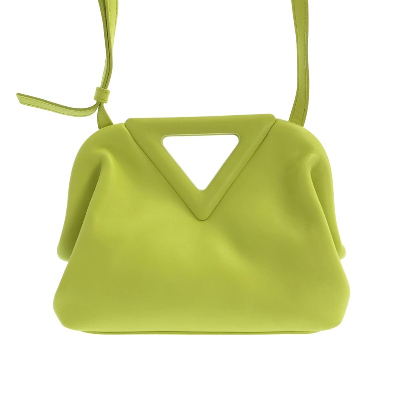 Bottega Veneta Triangle Point Small Shoulder Bag Yellow