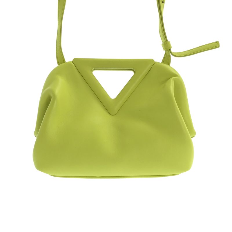 Bottega Veneta Triangle Point Small Shoulder Bag Yellow