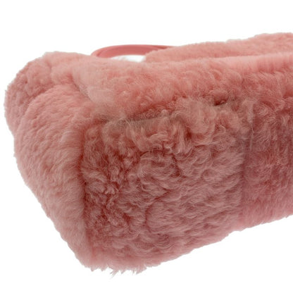 Bottega Veneta Maxi Intrecciato Arco Mouton Tote Pink