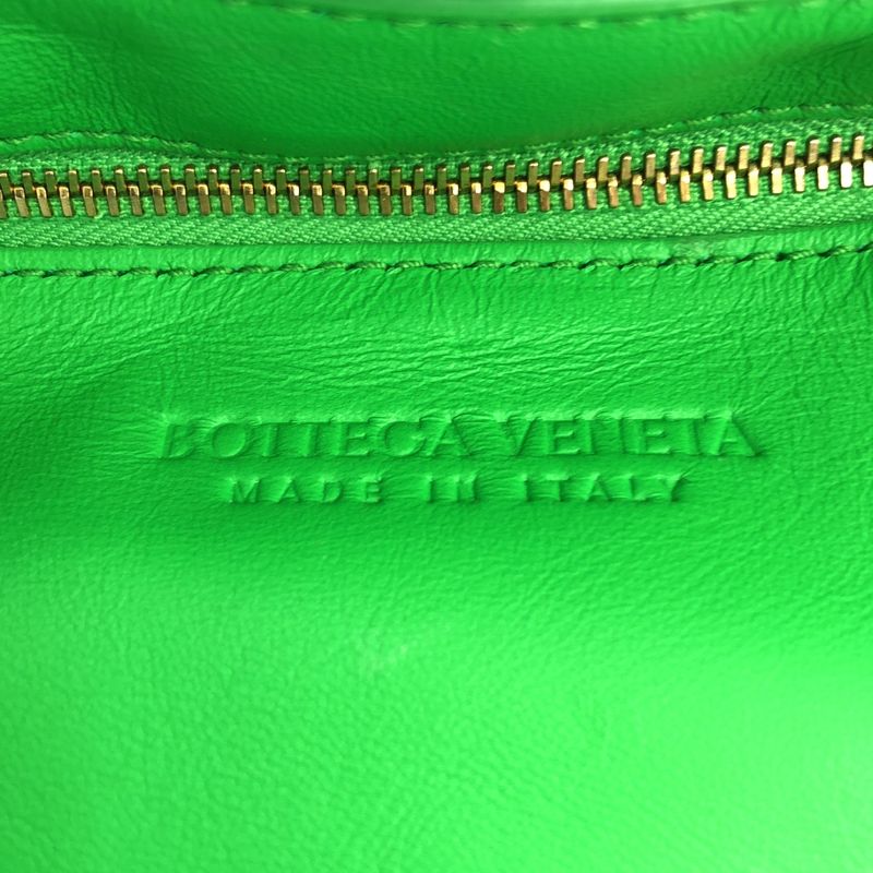 Bottega Veneta Padded Cassette Shoulder Bag Lambskin Green