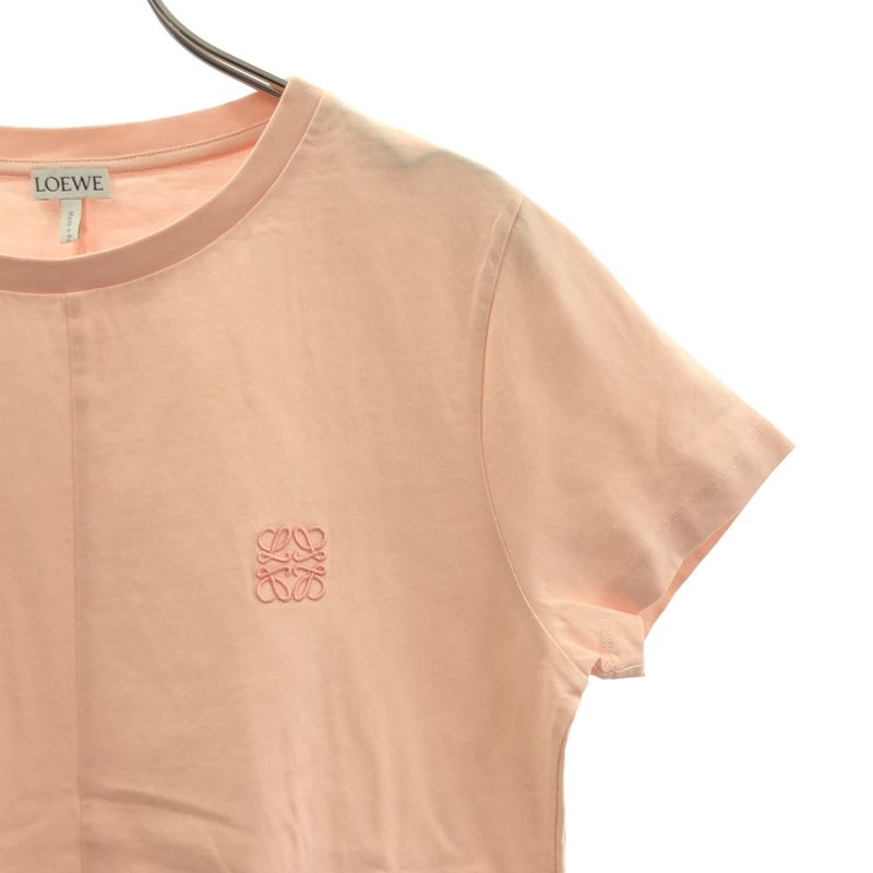 Loewe Anagram Asymmetric T-Shirt S Pink