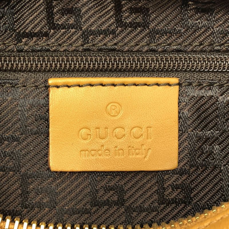 Gucci Suede Shoulder Bag Camel