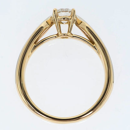 Cartier Trinity Solitaire Ring Diamond WG PG 18K Three