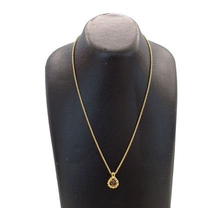 Dior Necklace Logo Gold