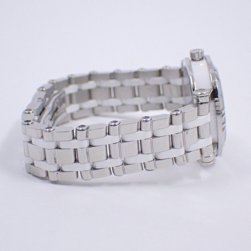 Tiffany & Co. Atlas Quartz Watch White Ceramic SS Dial