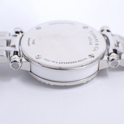 Tiffany & Co. Atlas Quartz Watch White Ceramic SS Dial