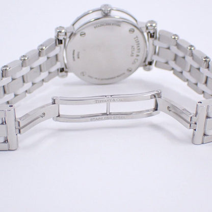 Tiffany & Co. Atlas Quartz Watch White Ceramic SS Dial
