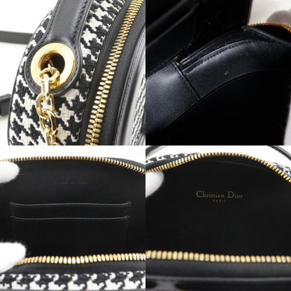 Dior Camera Bag CD Signature Houndstooth Canvas Leather