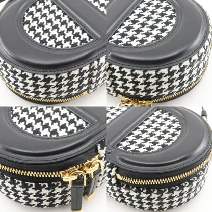 Dior Camera Bag CD Signature Houndstooth Canvas Leather