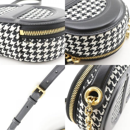 Dior Camera Bag CD Signature Houndstooth Canvas Leather