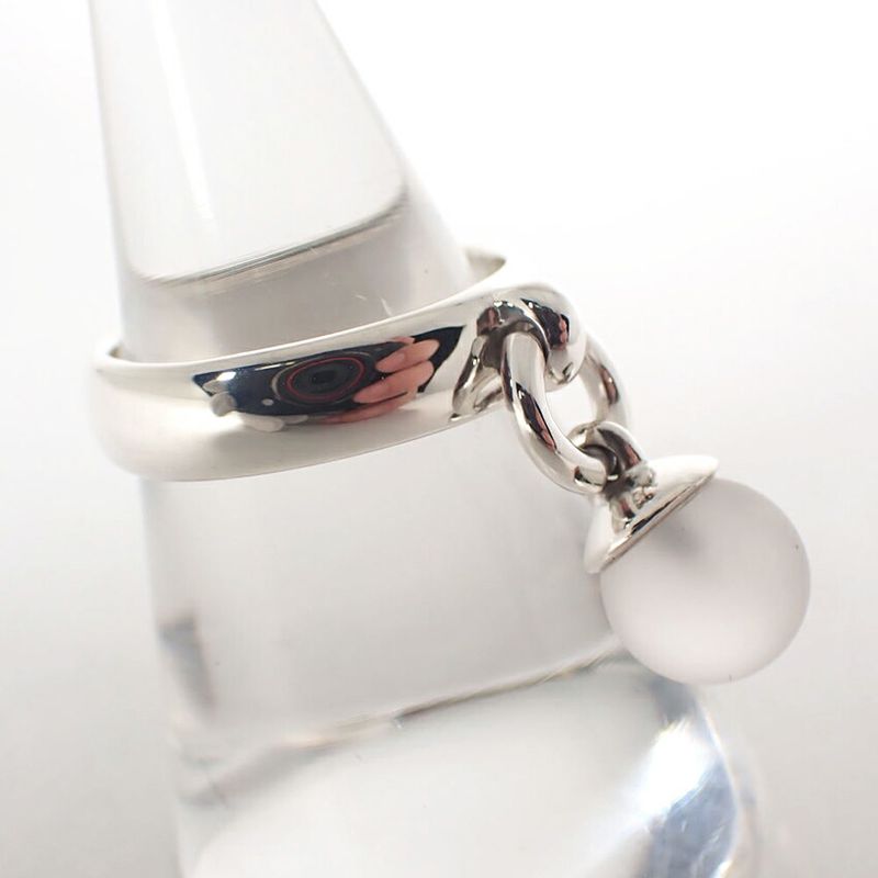 Tiffany & Co. 925 Ball Frost Quartz Ring