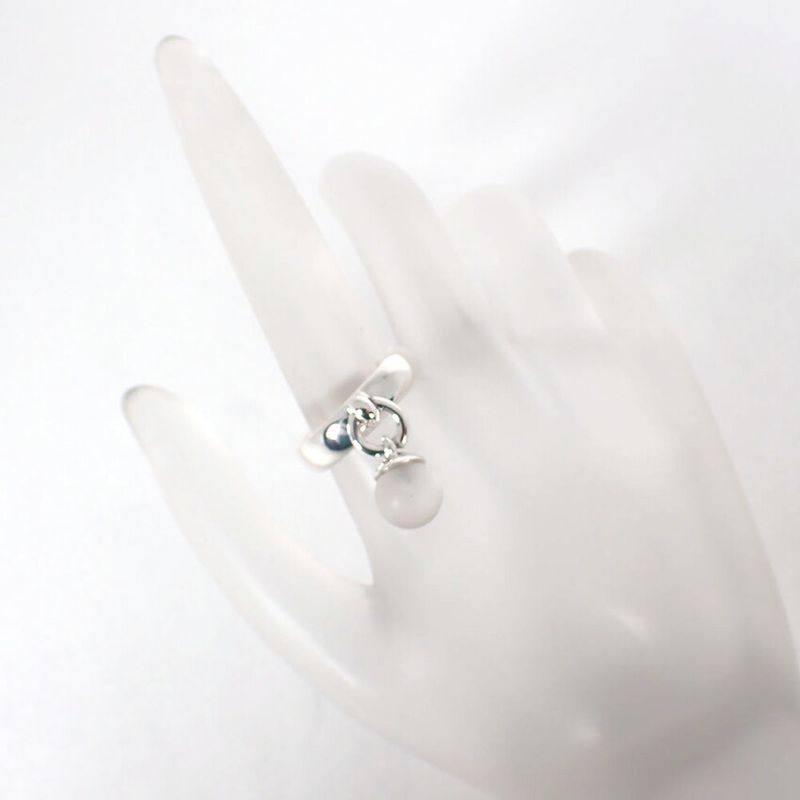 Tiffany & Co. 925 Ball Frost Quartz Ring