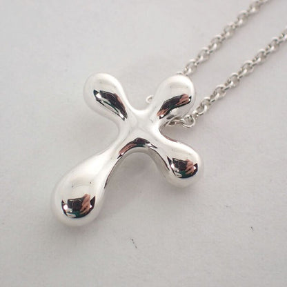 Tiffany & Co. 925 Small Cross Pendant Necklace