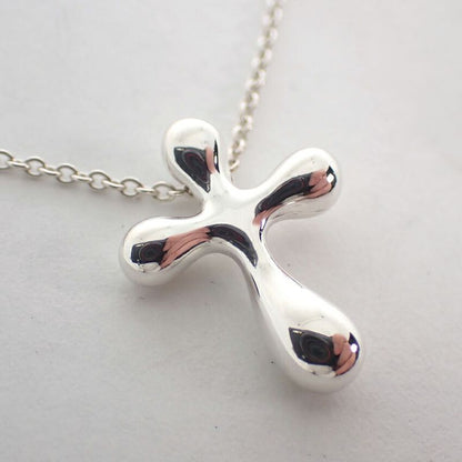 Tiffany & Co. 925 Small Cross Pendant Necklace
