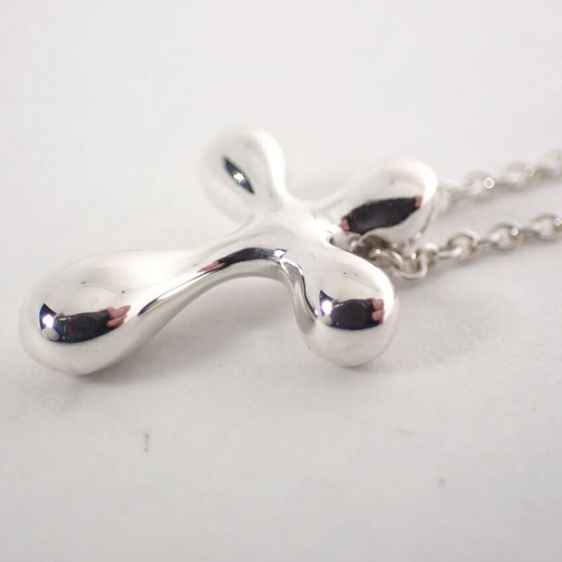 Tiffany & Co. 925 Small Cross Pendant Necklace