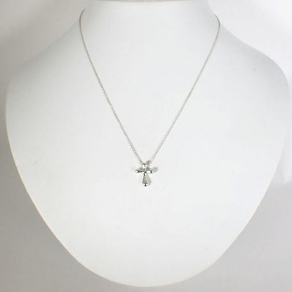 Tiffany & Co. 925 Small Cross Pendant Necklace