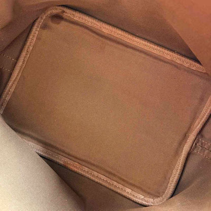 Louis Vuitton Monogram Petit Noe Drawstring Shoulder Bag Brown Gold