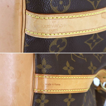 Louis Vuitton Monogram Petit Noe Drawstring Shoulder Bag Brown Gold
