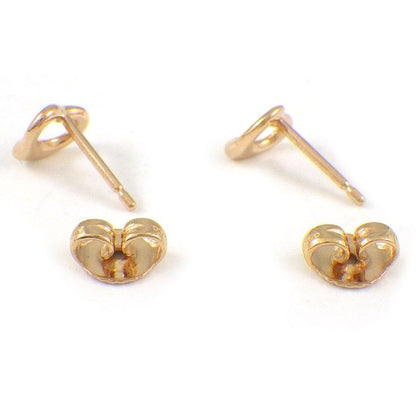 Tiffany & Co. Earrings Open Heart Mini Width Model 18K