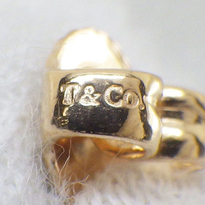 Tiffany & Co. Earrings Open Heart Mini Width Model 18K