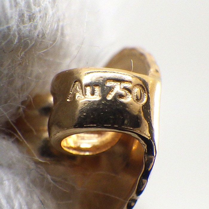 Tiffany & Co. Earrings Open Heart Mini Width Model 18K