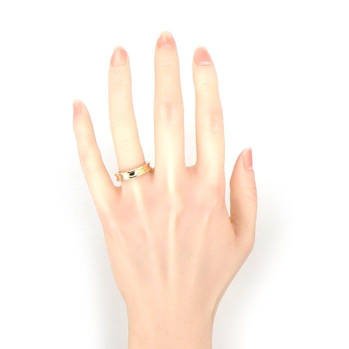 Bvlgari Ring B-zero One XS Band 18K Pink Gold 54
