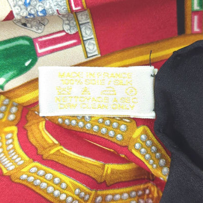 Cartier Pattern Silk Scarf Neckwear Red