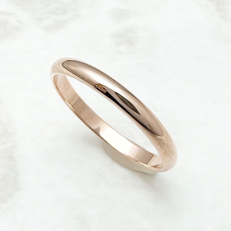 Cartier Wedding Band Pink Gold Ring 56