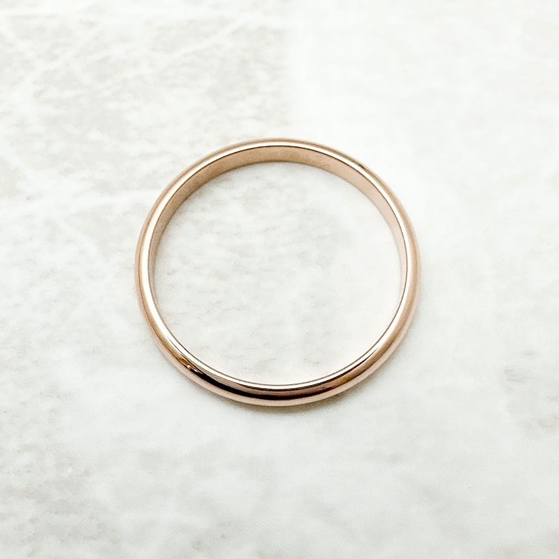 Cartier Wedding Band Pink Gold Ring 56